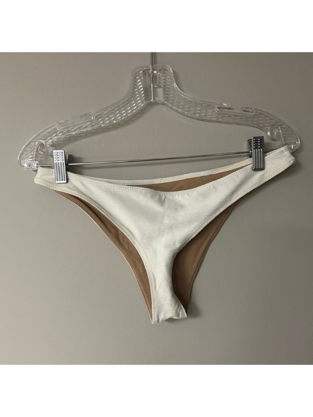 For Love & Lemons Cream Swim Bottoms‎